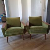 Pair of vintage armchairs