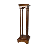 Large Neo-Gothic walnut harness, France, 19th