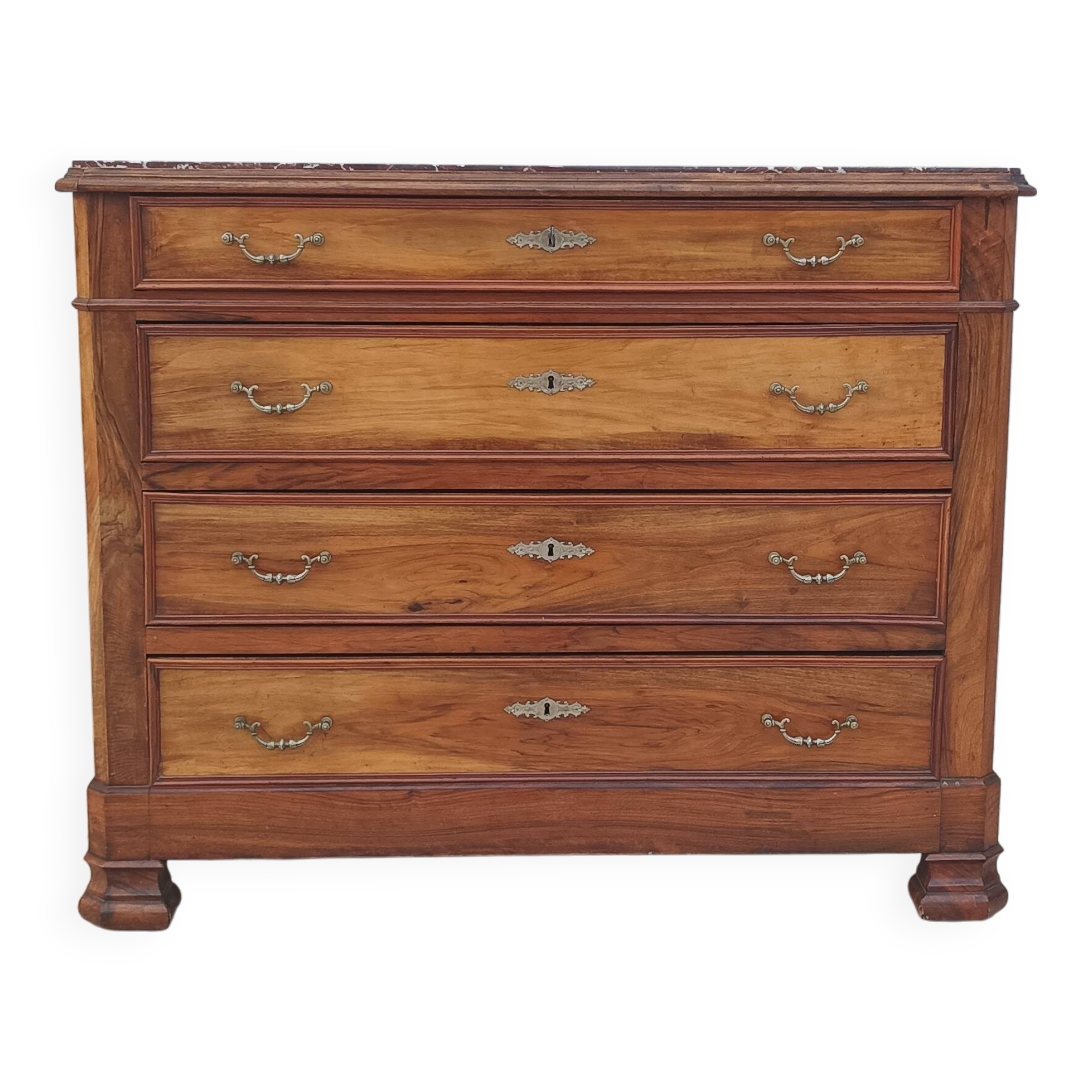 Commode Louis Philippe en noyer