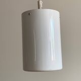 Scandinavian lacquered metal pendant light from the 70s/80s