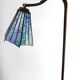 Art Deco reading lamp in bronze and stained glass – Circa 1920