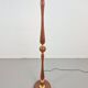 Vintage Scandinavian Floor Lamp in Teak and Brass, 1960s