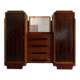 Meuble Art déco, buffet art déco bois et miroir, meuble de rangement, décoration intérieure