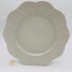 6 flat plates made of Limoges porcelain.