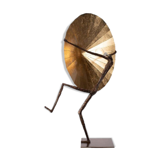 Bronze table lamp by the phantom artist