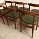 Ensemble de 6 chaises danoises de Hans Olsen pour le fabricant Frem Røjle