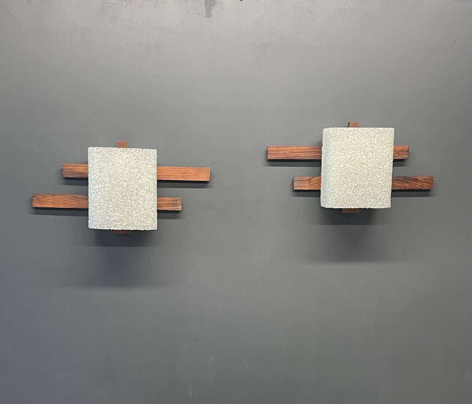 Pair of Scandinavian wall lights