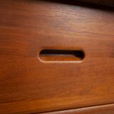 Danish teak Dyrlund sideboard with drawers and doors