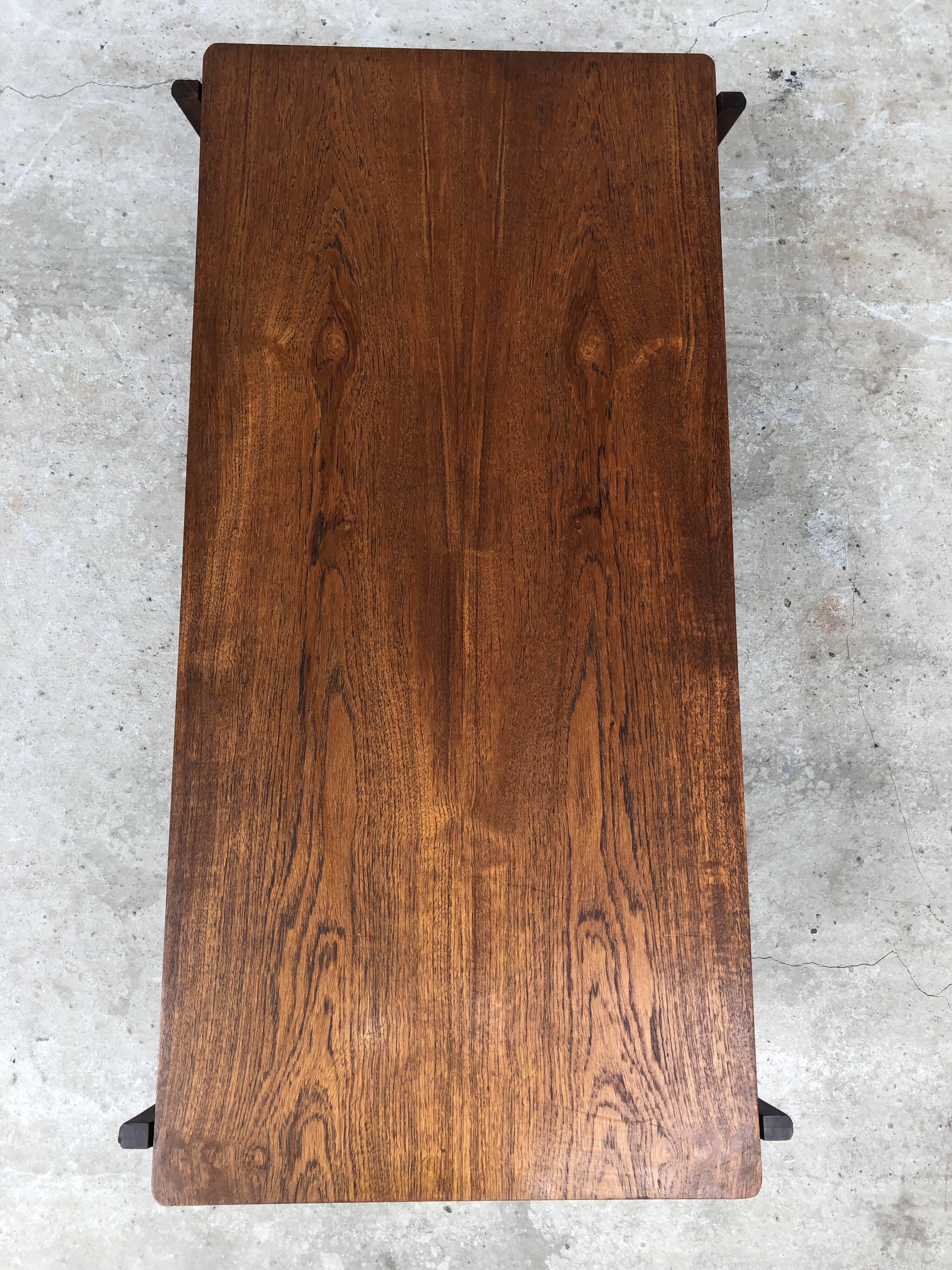 Vintage mid century  teak coffee table