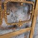60s/70s bed design Luciano Frigerio in gilded brass