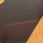 Grand plateau vintage de jeu de dame en bois