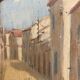 Huile sur carton vintage