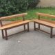 Pair of antique benches, 19th century