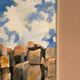 Original Swedish Oil on Canvas – "Landscape" by Eva S. – Signed – Vintage & Framed – 52 × 34 cm (20.5" × 13.4")