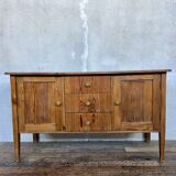 🌿 Small vintage Scandinavian sideboard – Pine wood ✨
