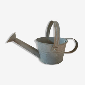 Small old zinc watering can