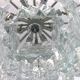 Large frosted glass chandelier from Murano by Kalmar, Austria, 1960s.