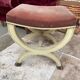 Tabouret bois curule