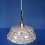 Art Deco pendant lamp from the 30s and 50s, vintage France - newly electrified