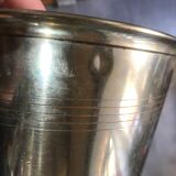 Silver metal champagne bucket