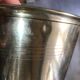 Silver metal champagne bucket