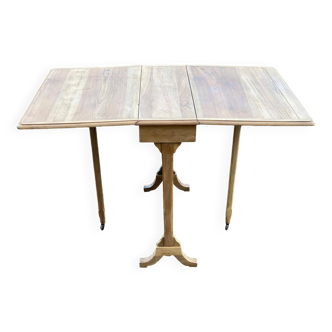 Table get leg table de cuisine portefeuille rénovée en bois massif brut