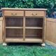 Solid oak sideboard. Three drawers.