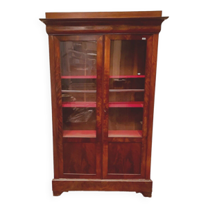 Vitrine Louis Philippe - acajou