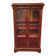 Louis Philippe display case in mahogany and mahogany veneer 19th century