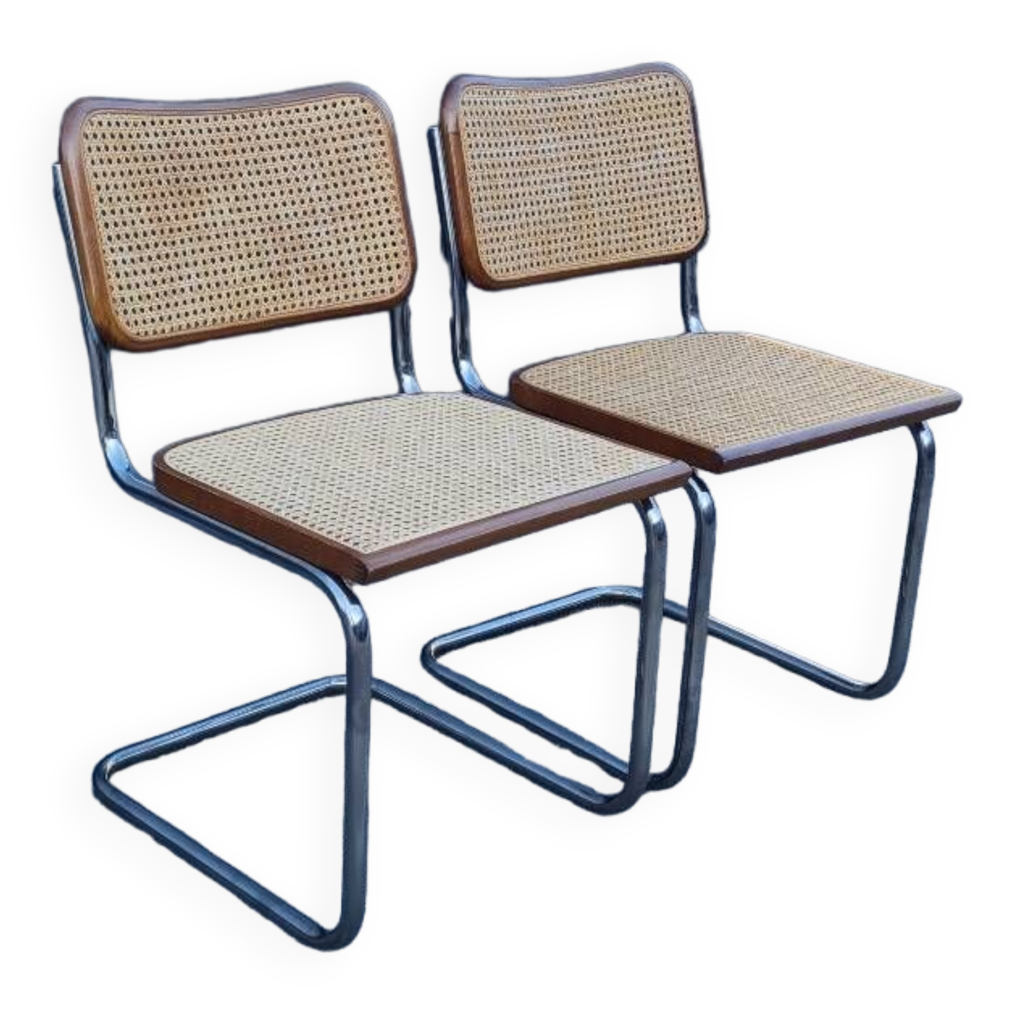 Paire de chaise b32 par Marcel Breuer
