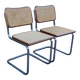 Paire de chaise b32 par Marcel Breuer