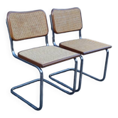 Pair of b32 chairs by Marcel Breuer
