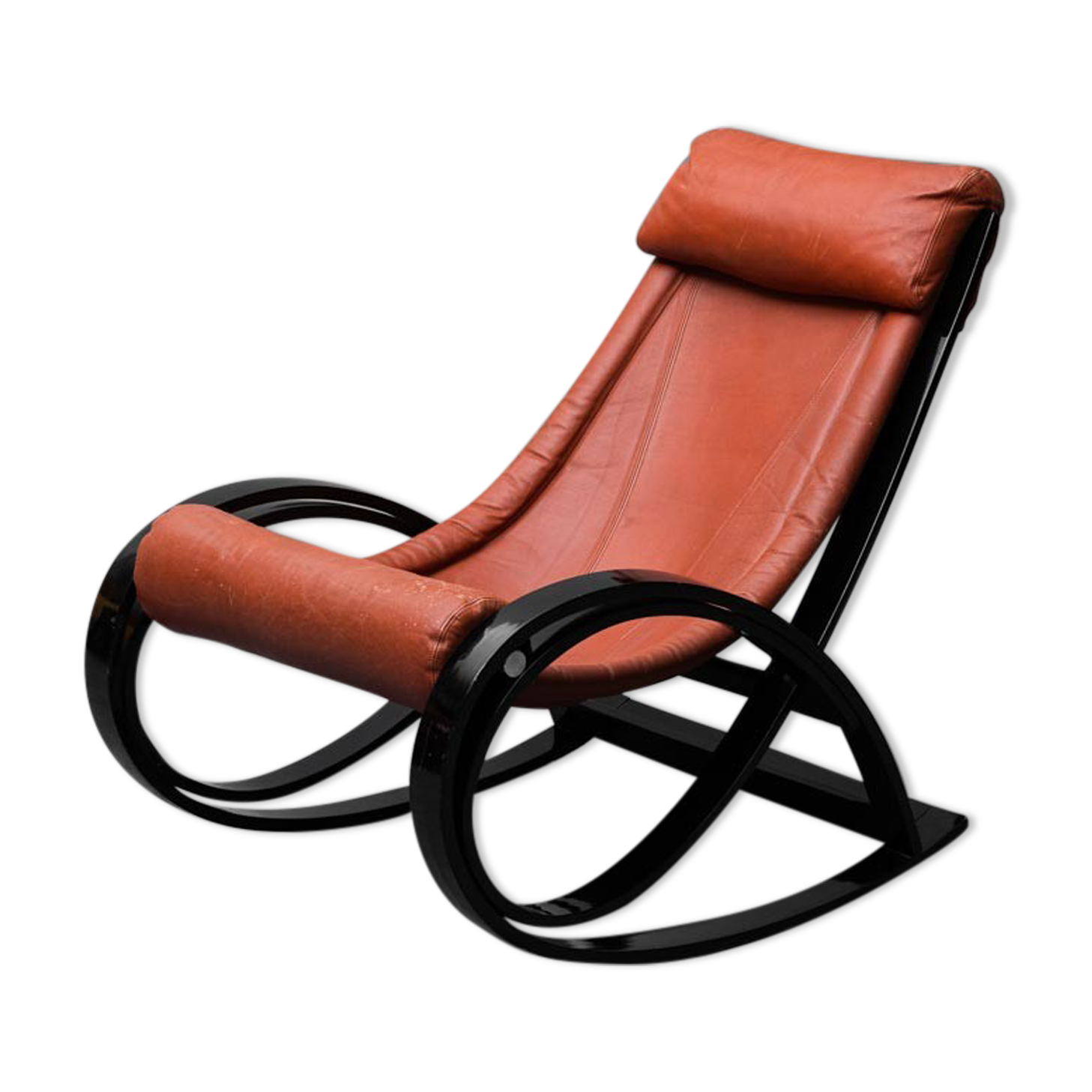 Rocking chair Sgarsul Gae Aulenti, Poltronova 60