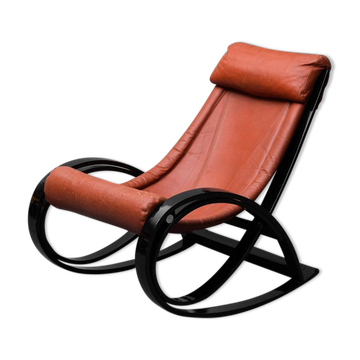 Rocking chair Sgarsul Gae Aulenti, Poltronova 60