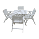 R. Gleizes table armchairs & vintage garden chair set