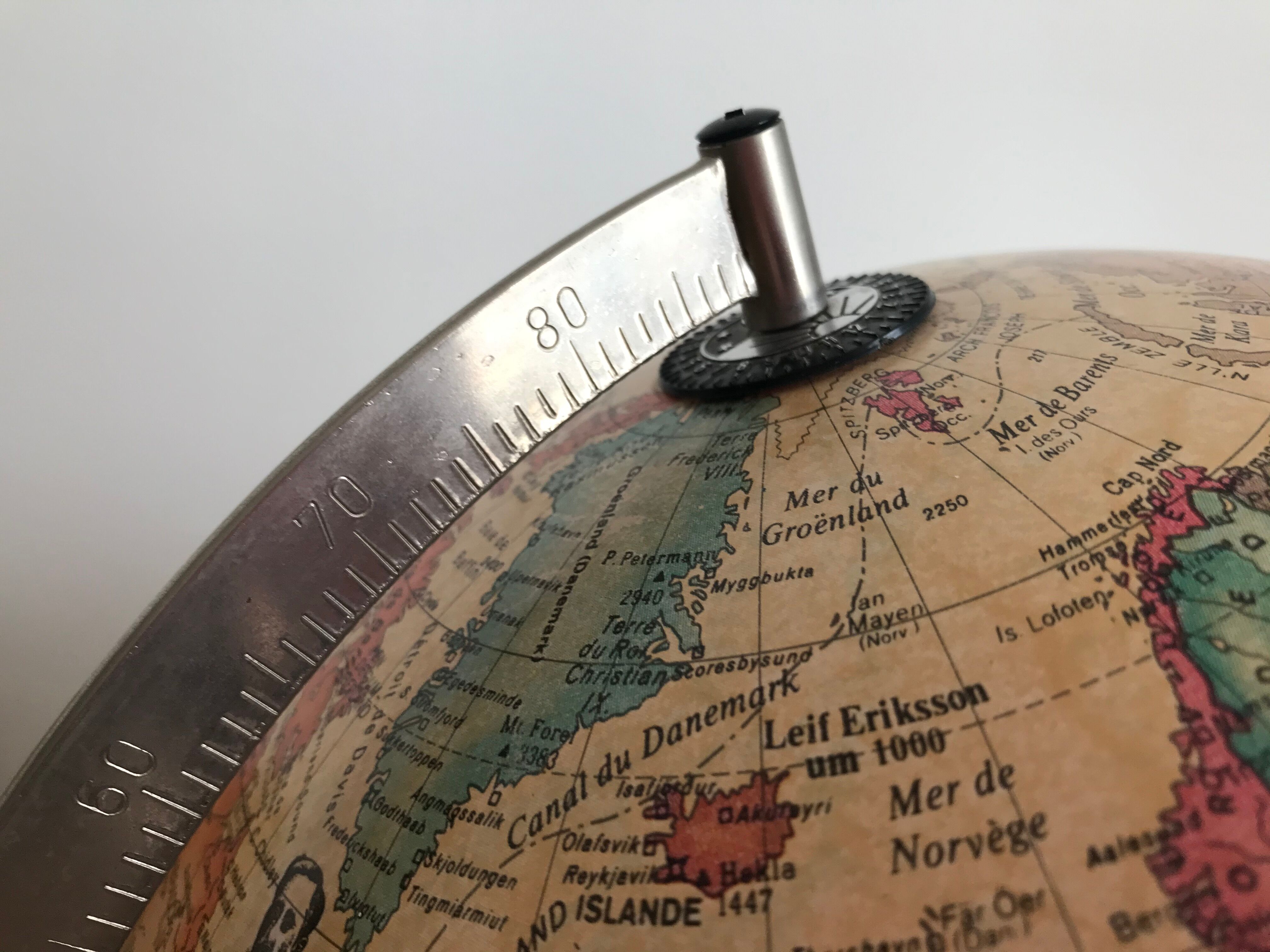 Scanglobe globe "world antique" made in denmark 1981