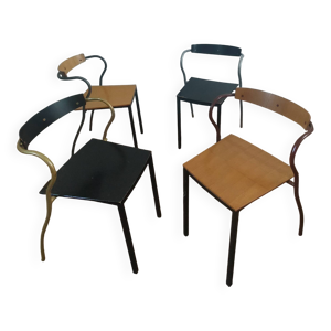 4 chaises pascal mourgue