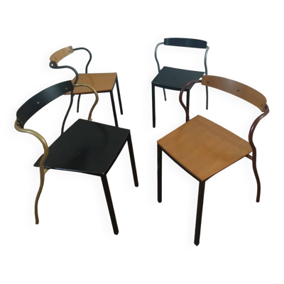 4 chaises Pascal Mourgue
