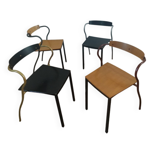 4 chaises Pascal Mourgue