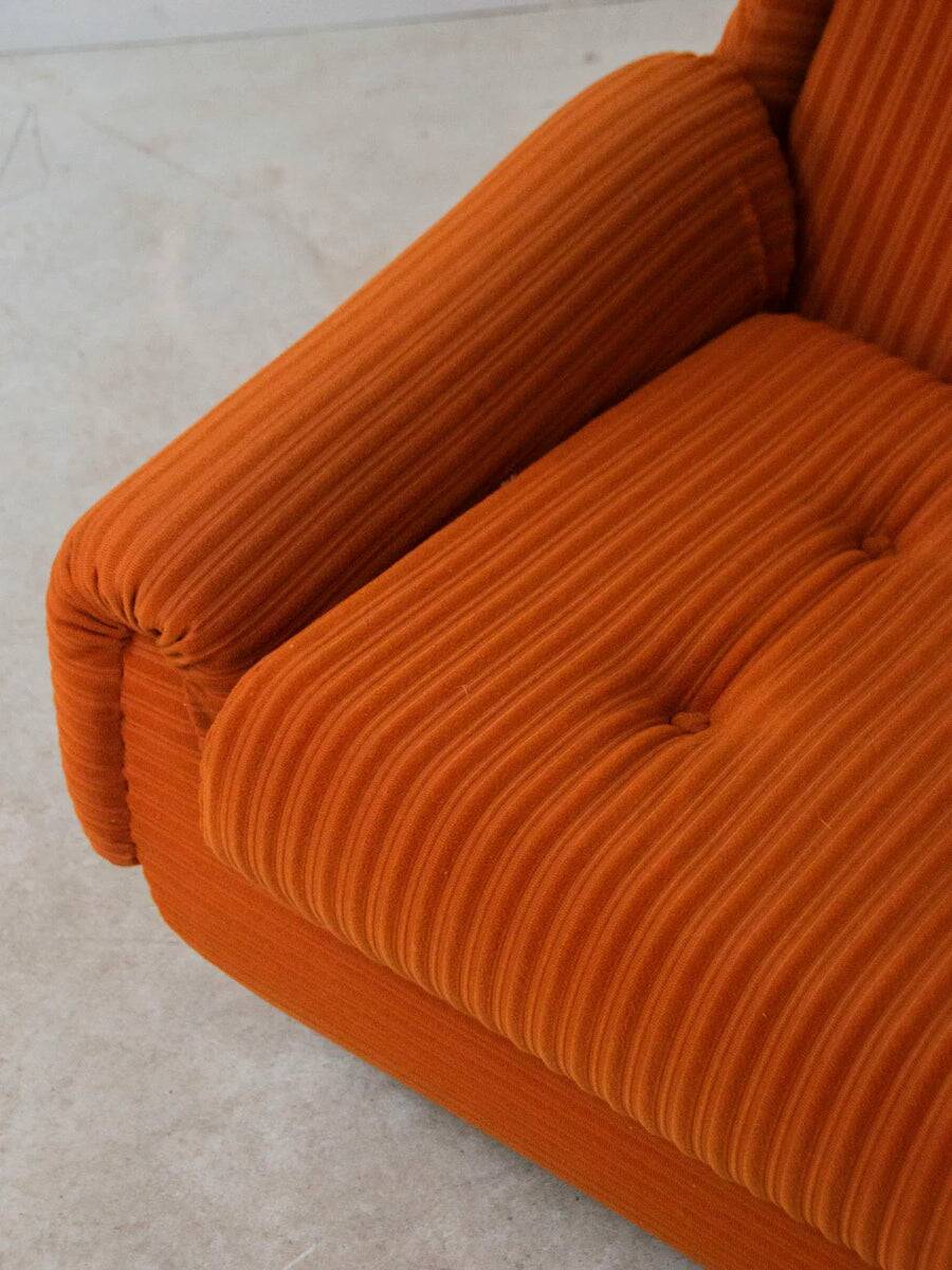 Paire de fauteuils Atlantis Orange République Tchèque 1970