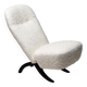 Congo chair by Theo Ruth for Artifort, white, mid-century modern.