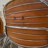 4 chairs Rinaldi "Sabrina" yellow leather