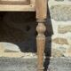 Bureau XIX bois brut provencal