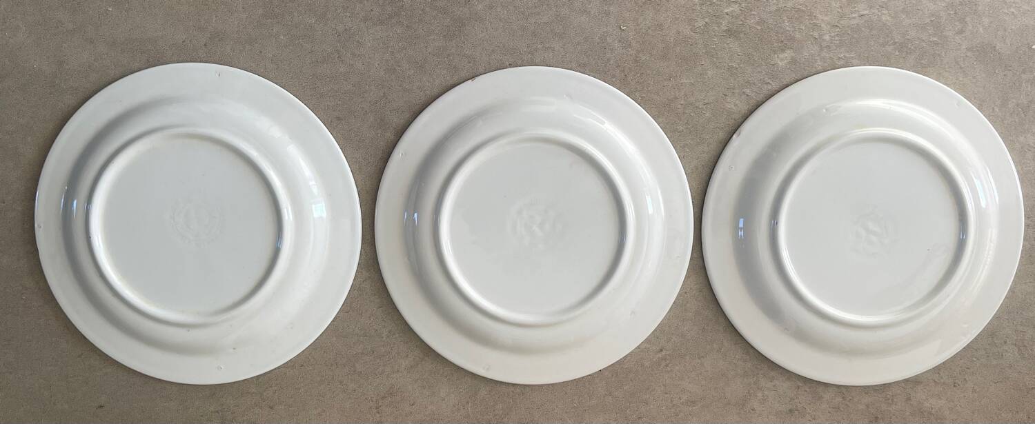 6 Quadrifoglio dessert plates.