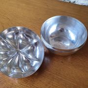 Empty silver metal pocket