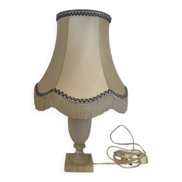 Lampe à poser en albâtre