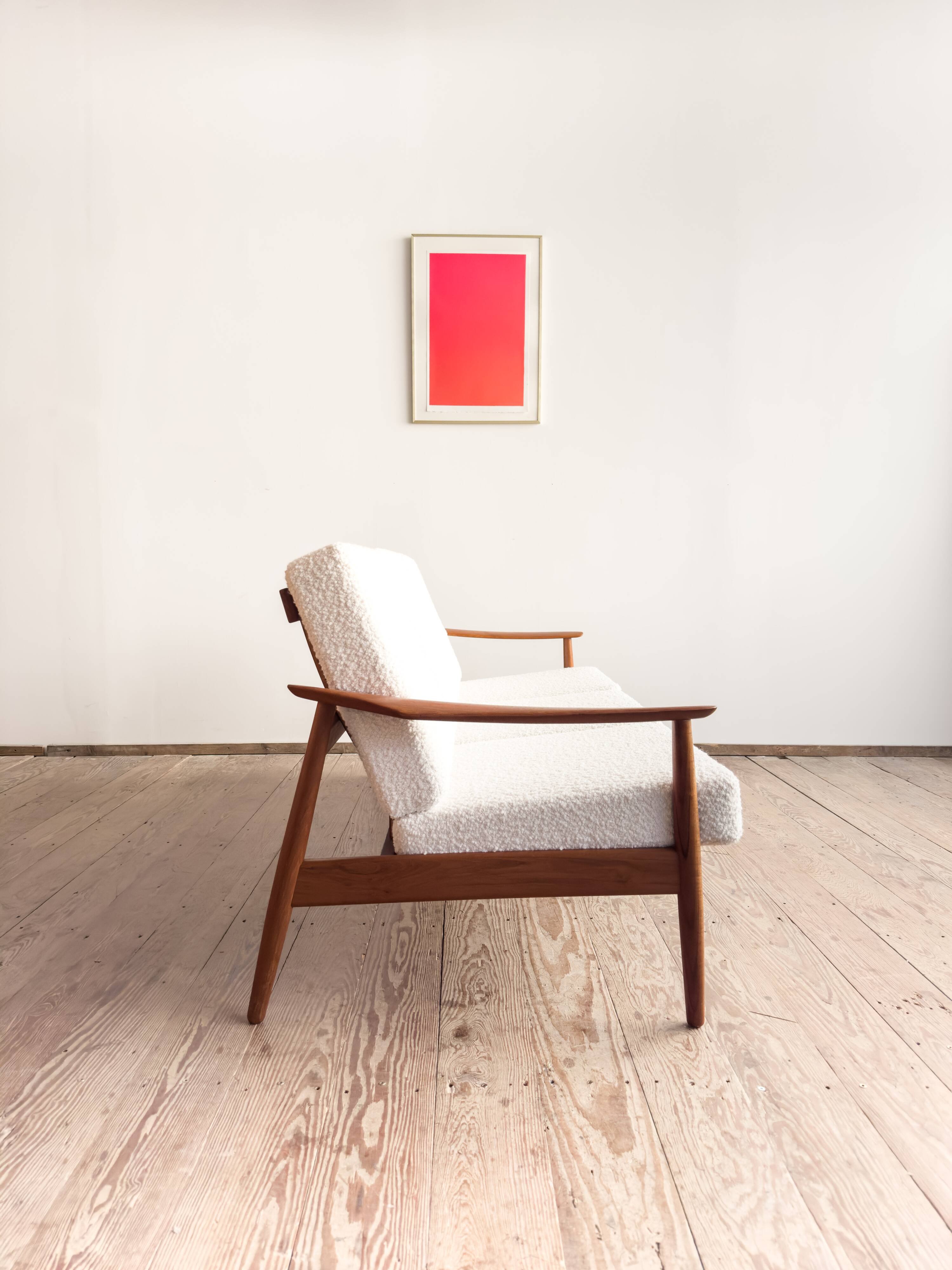 Canapé 3 places Arne Vodder modèle FD164 pour France & Son, Danemark