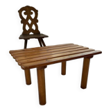 Table basse / porte-bagages style Rainer Daumiller