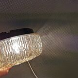 Glass ceiling light from German RZB (brand inside the lamp).