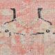 6x9 Turkish Soft Pink Bordered Vintage Rug, 191x282Cm